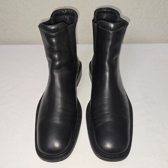 Gucci Vintage Black Italian Leather Pull On Chelsea Boots 6.5 UK Men's 7.5 D US - Picture 5 of 12